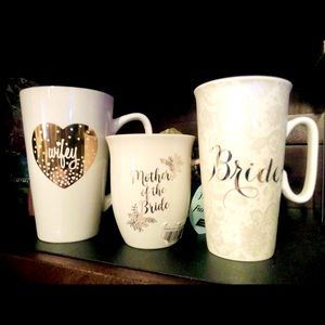 Wedding Mugs - Bride, Mother of the Bride & Wifey
